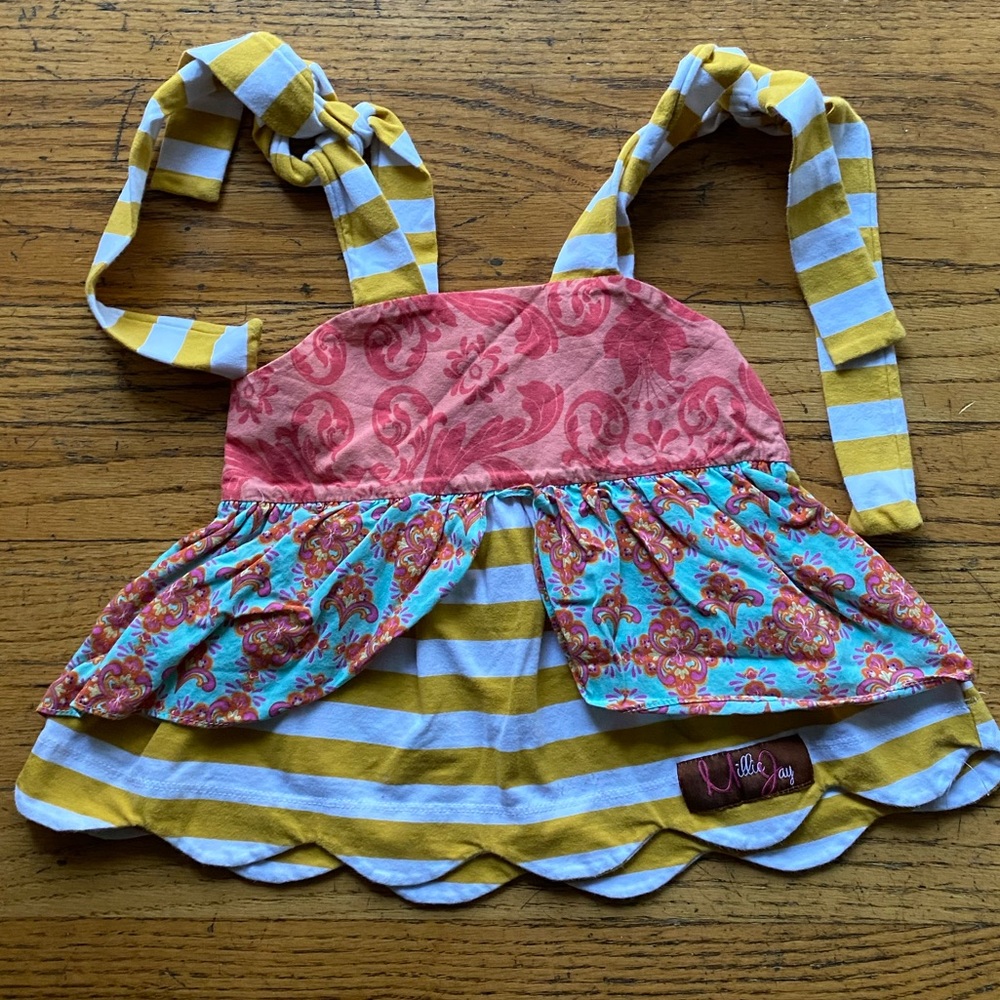Millie Jay Girl’s Knot Layered Top